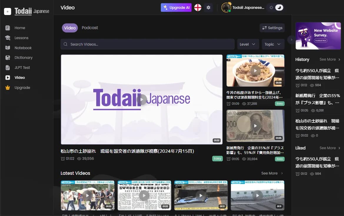 Список видео/подкастов