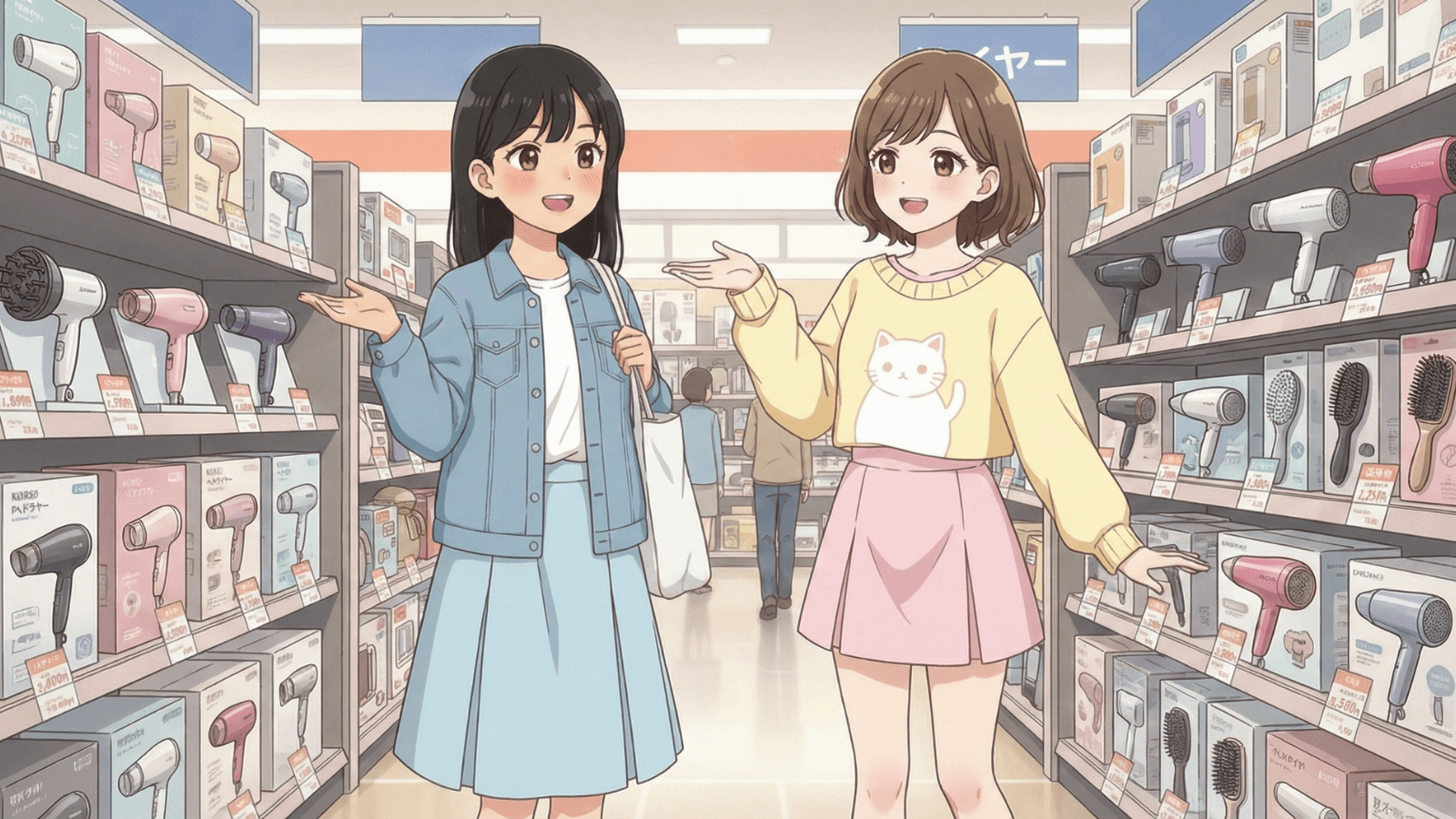 このドライヤーはいくらですか How much is this hair dryer?