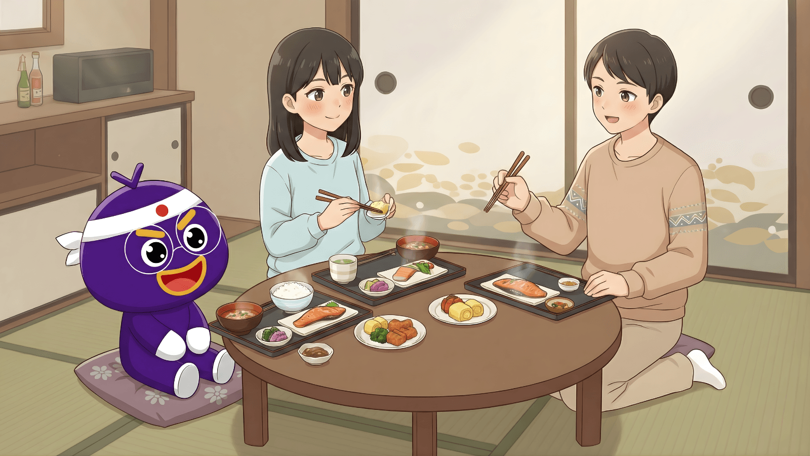 生卵は食べられません I can't eat raw eggs.