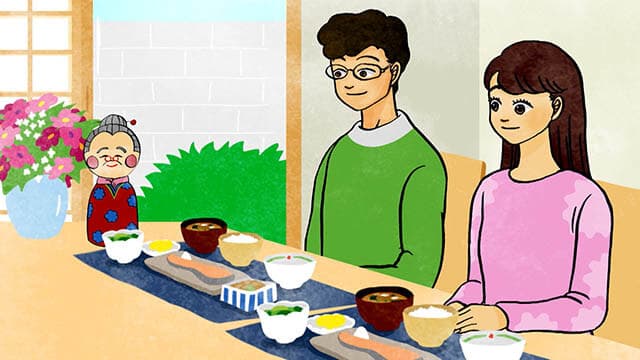 生卵は食べられません Я не ем сырые яйца