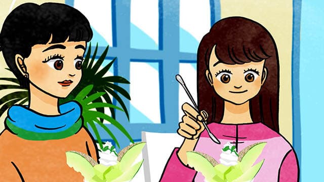 一緒に歌ったり、踊ったりしました Вместе мы пели песни и танцевали