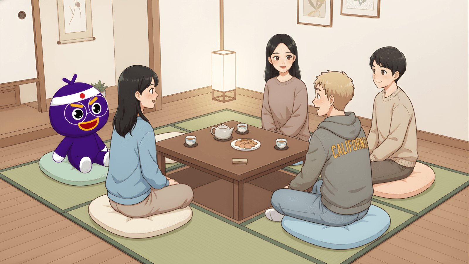 一緒に行きませんか Why don't we all go together?