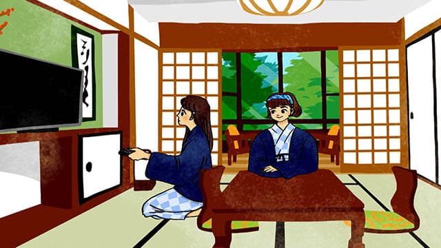 テレビがつかないんですが・・・ Телевизор не включается...