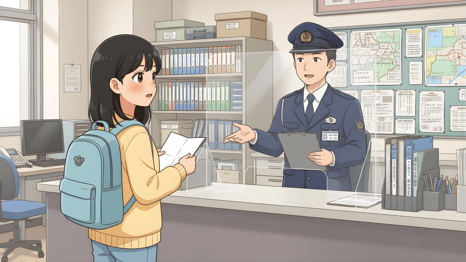 財布を落としてしまいました I lost my wallet.