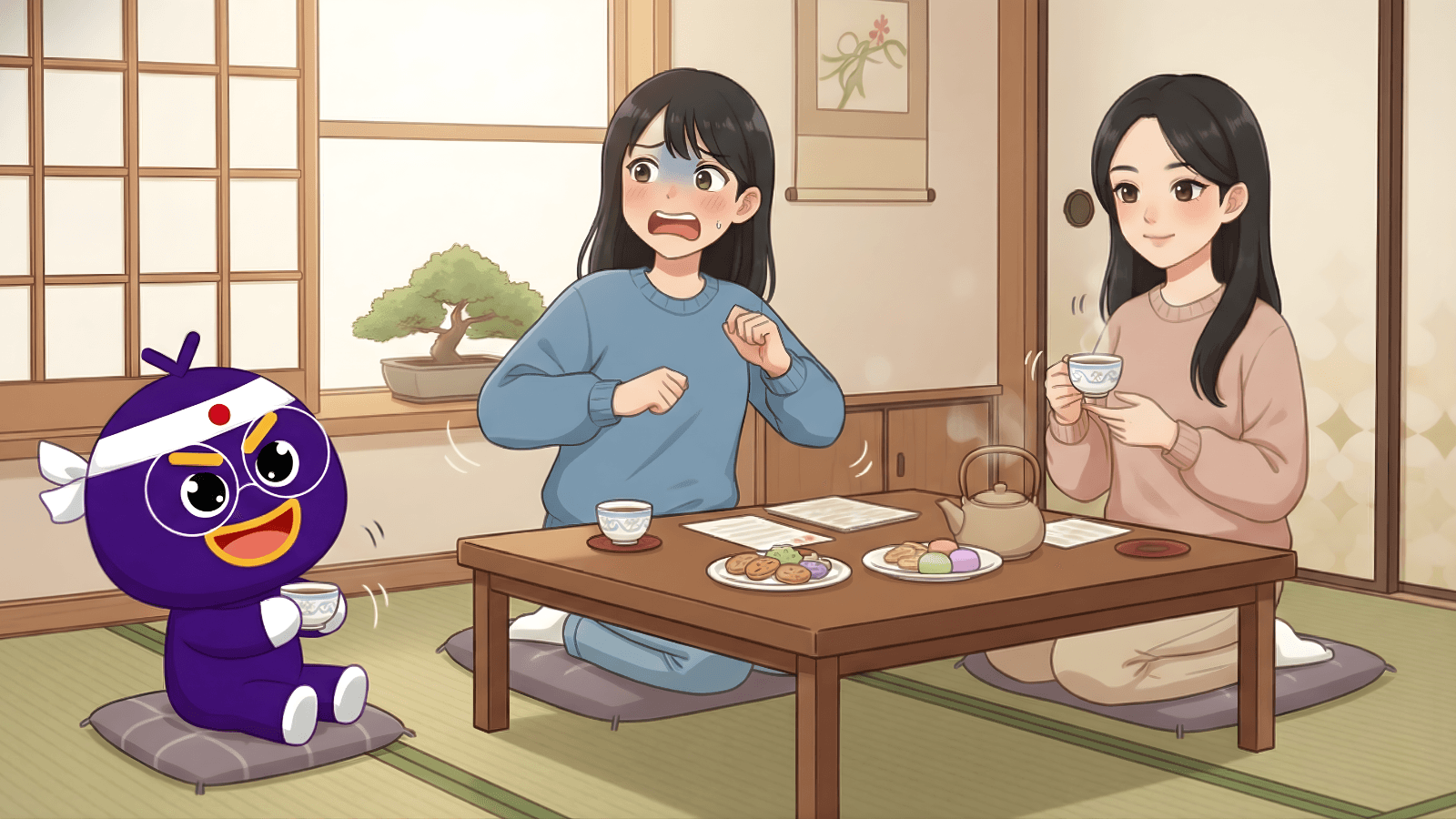 初めてだったから、びっくりしました Since it was my first earthquake, I was startled.