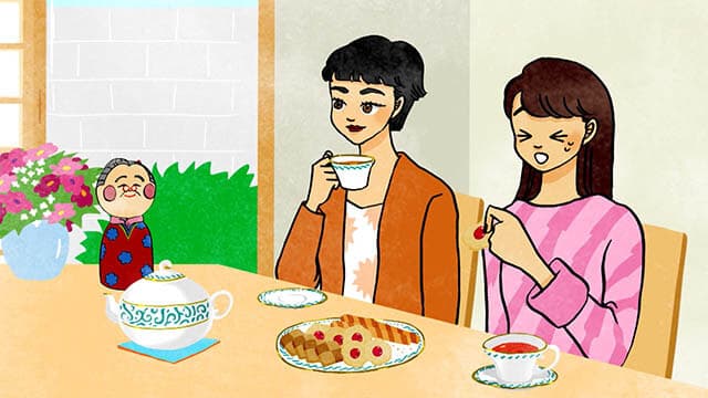 初めてだったから、びっくりしました Это мое первое землетрясение, поэтому я испугалась