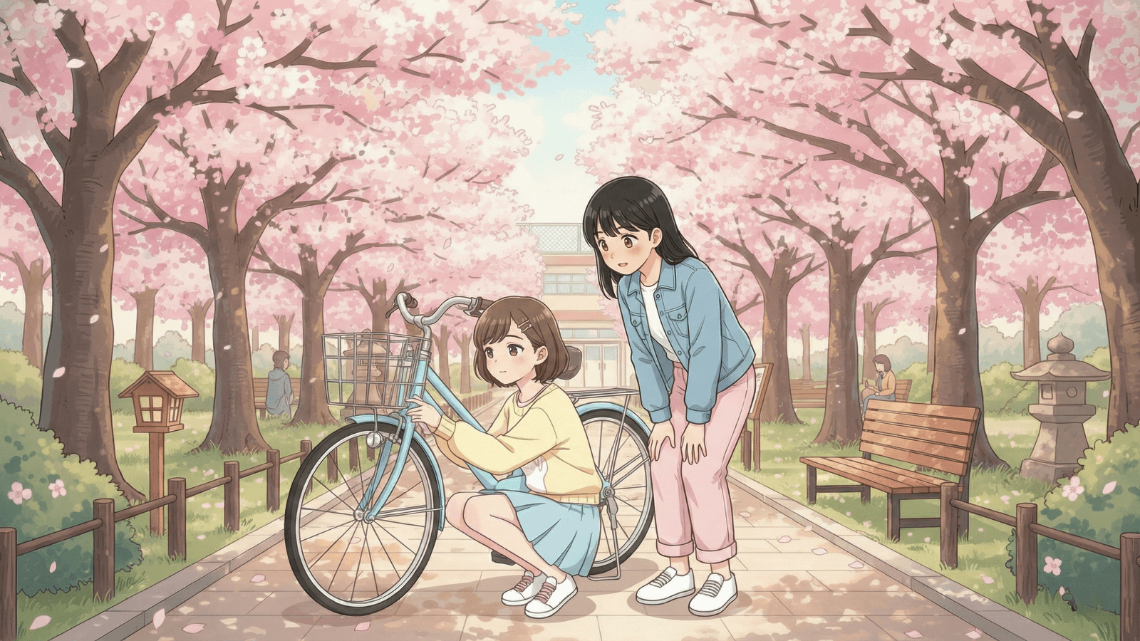 信号や標識のとおりに進んでください。Please follow signs and directions.