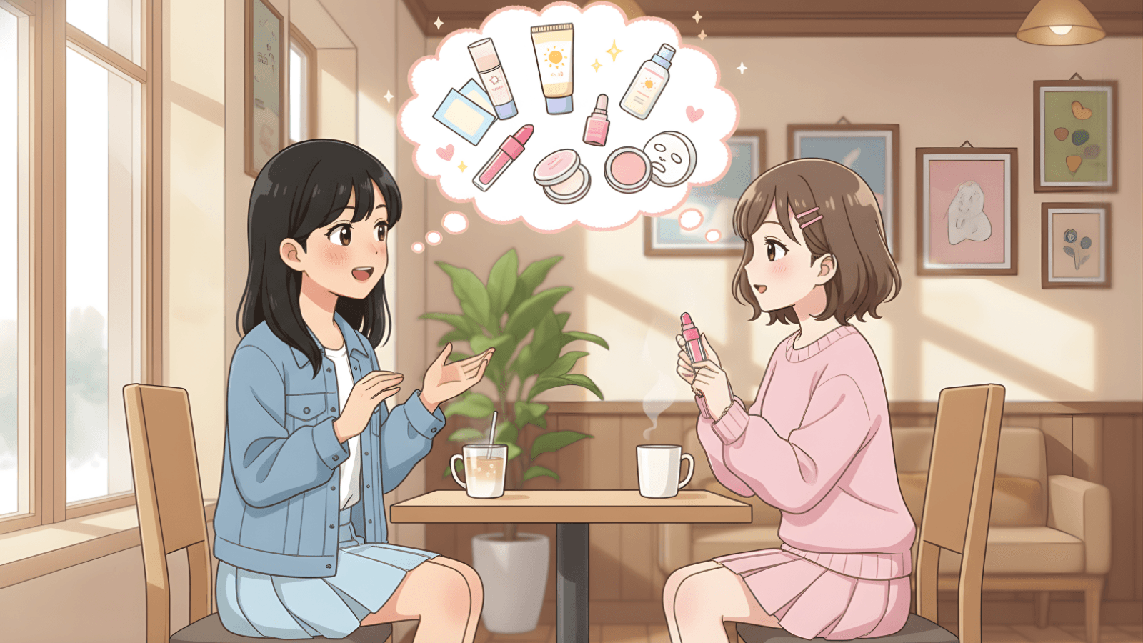 化粧品についてたくさん知識があるらしいです。I heard you have a lot of knowledge about cosmetics.