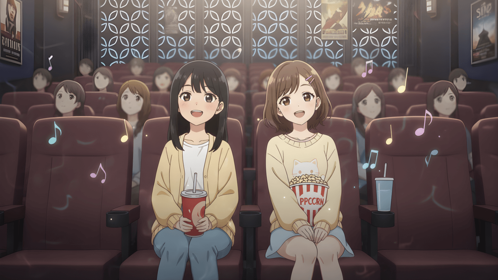 音楽も聞けば聞くほど好きになりますね。The movie's music is also great, the more I listen, the more I like it.