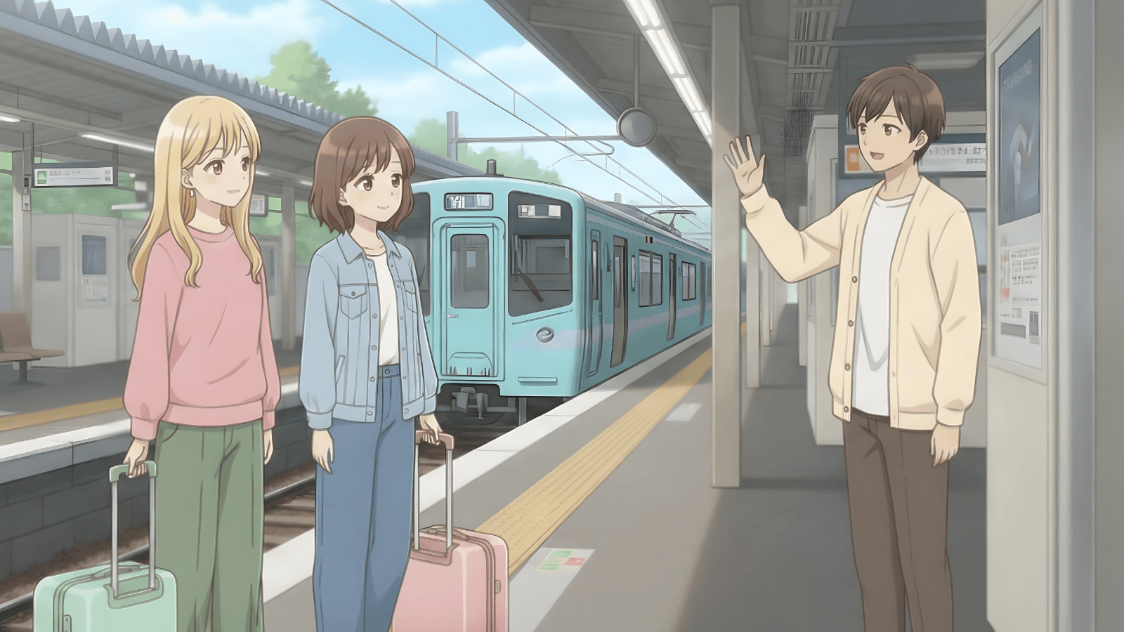 Em còn phải học.