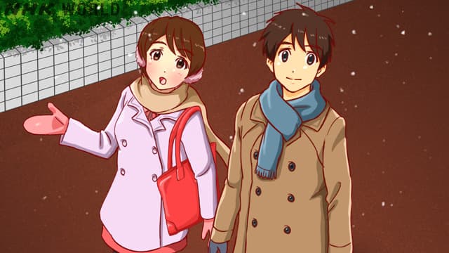 Я счастлива, что смогла увидеть снег прежде, чем вернусь в мою страну