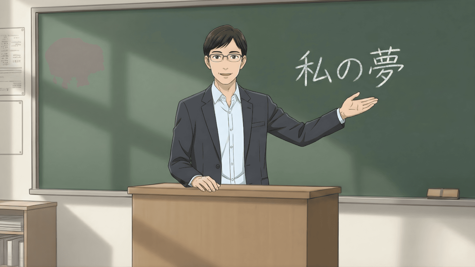 To be a Japanese language teacher is my dream.