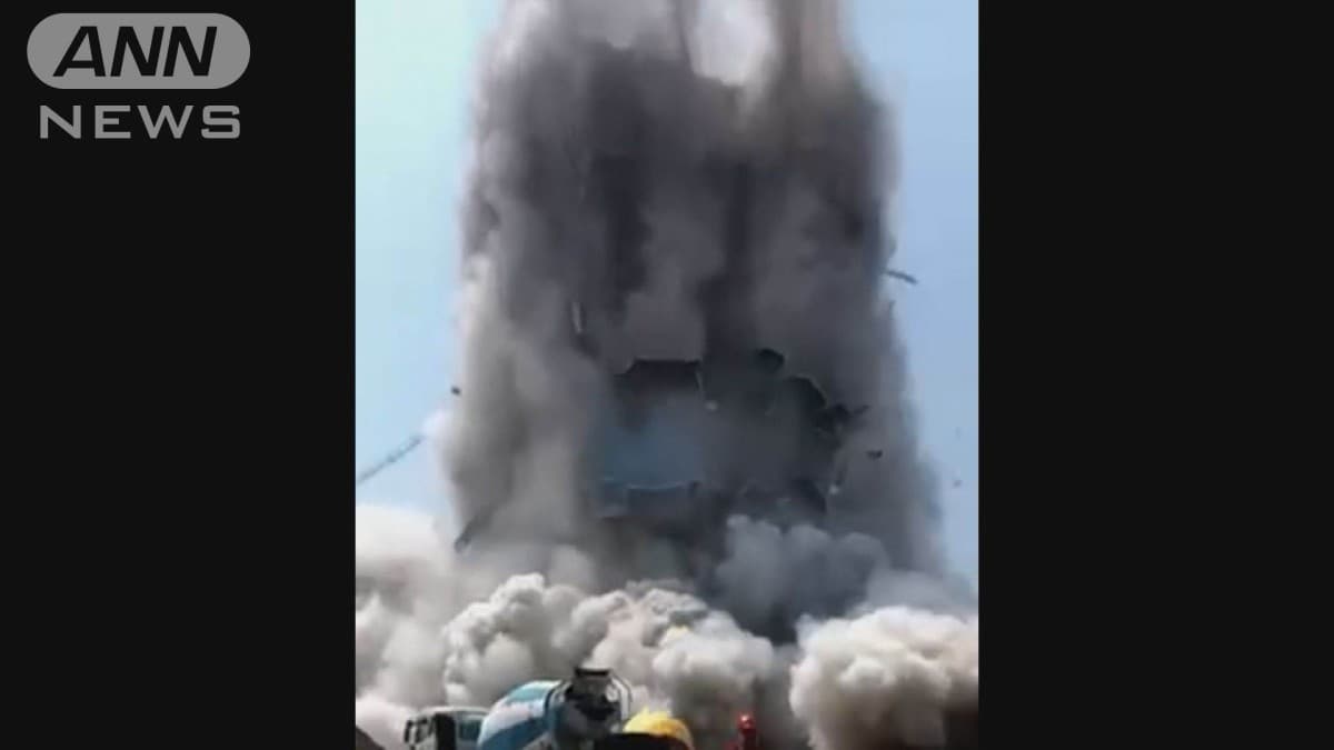 ビル倒壊の原因は鉄筋ではないと中国企業が主張