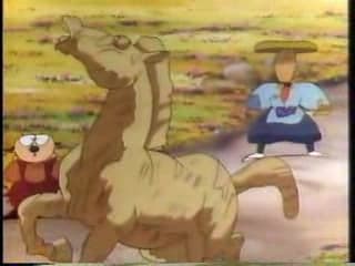 ふしぎな馬をつくる二人