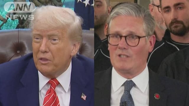 <span class="jlpt-n4" word="アメリカ">アメリカ</span>とイギリスが<ruby ><rb><span class="jlpt-n5" word="自動車">自動車</span></rb><rt>じどうしゃ</rt></ruby>の<ruby ><rb><span class="jlpt-n1" word="関税">関税</span></rb><rt>かんぜい</rt></ruby>で<ruby ><rb><span class="jlpt-n1" word="合意">合意</span></rb><rt>ごうい</rt></ruby>