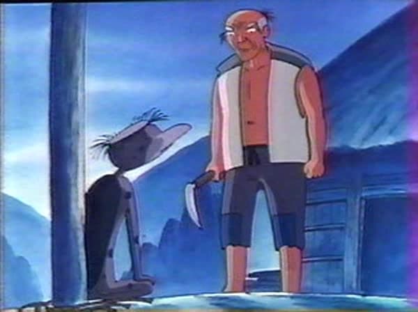 砂子多川の河童と五作爺さん