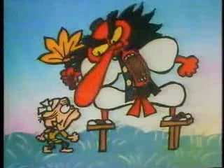 てんぐとおじいさんとそばのはなし