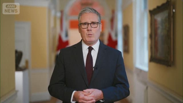 イギリス、カナダ、オーストラリアがパレスチナを<ruby ><rb><span class="jlpt-n5" word="国">国</span></rb><rt>くに</rt></ruby>と<ruby ><rb><span class="jlpt-n3" word="認める">認</rb><rt>みと</rt></ruby>める</span>