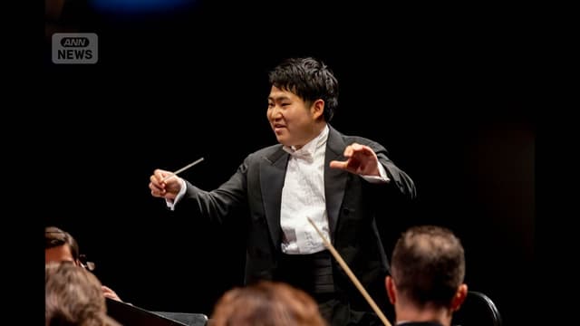 <ruby ><rb><span class="unknown" word="米田">米田</span></rb><rt>よねだ</rt></ruby><ruby ><rb><span class="unknown" word="覚">覚</span><span class="unknown" word="士">士</span></rb><rt>さとし</rt></ruby><span class="jlpt-n1" word="さん">さん</span>、<ruby ><rb>フランス</rb><rt>フランス</rt></ruby>の<ruby ><rb><span class="jlpt-n1" word="指揮">指揮</span><span class="jlpt-n3" word="者">者</span></rb><rt>しきしゃ</rt></ruby><span class="jlpt-n2" word="コンクール">コンクール</span>で<ruby ><rb><span class="jlpt-n3" word="優勝">優勝</span></rb><rt>ゆうしょう</rt></ruby>