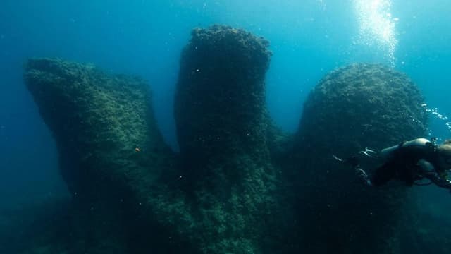 <ruby ><rb><span class="jlpt-n1" word="古代">古代</span></rb><rt>こだい</rt></ruby>エジプトの<ruby ><rb><span class="unknown" word="水中">水中</span></rb><rt>すいちゅう</rt></ruby>にあった<ruby ><rb><span class="jlpt-n4" word="港">港</span></rb><rt>みなと</rt></ruby>とクレオパトラの<ruby ><rb><span class="jlpt-n3" word="墓">墓</span></rb><rt>はか</rt></ruby>の<ruby ><rb><span class="jlpt-n3" word="謎">謎</span></rb><rt>なぞ</rt></ruby>