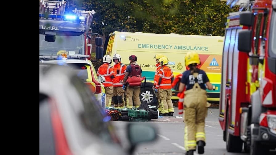 マンチェスターのきょうかいで じけんが ありました