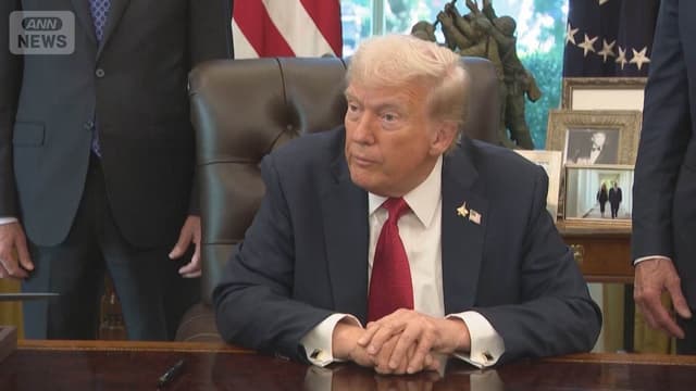 <span class="jlpt-n4" word="アメリカ">アメリカ</span>、<span class="jlpt-n3" word="トラック">トラック</span>に25％の<ruby ><rb><span class="jlpt-n5" word="新しい">新</rb><rt>あたら</rt></ruby>しい</span><ruby ><rb><span class="jlpt-n1" word="関税">関税</span></rb><rt>かんぜい</rt></ruby>