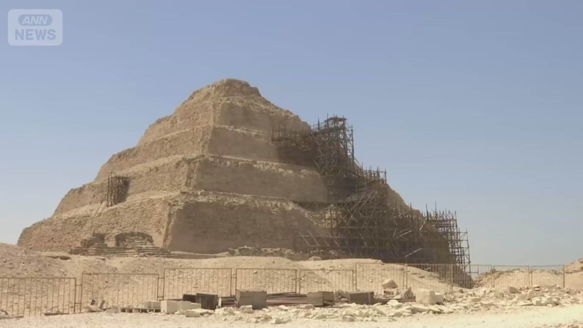 エジプトの古いお墓から絵がなくなる