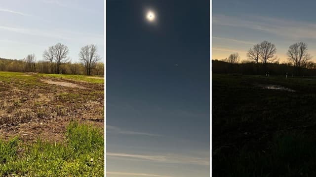 <ruby ><rb><span class="unknown" word="皆既">皆既</span><span class="unknown" word="日食">日食</span></rb><rt>かいきにっしょく</rt></ruby><span class="" word="で">で</span><ruby ><rb><span class="jlpt-n5" word="鳥">鳥</span></rb><rt>とり</rt></ruby><span class="" word="が">が</span><ruby ><rb><span class="jlpt-n5" word="朝">朝</span></rb><rt>あさ</rt></ruby><span class="" word="の">の</span><span class="" word="よ">よ</span><span class="" word="う">う</span><span class="" word="に">に</span><ruby ><rb><span class="" word="鳴">鳴</span></rb><rt>な</rt></ruby><span class="" word="い">い</span><span class="" word="た">た</span><ruby ><rb><span class="jlpt-n4" word="理由">理由</span></rb><rt>りゆう</rt></ruby>