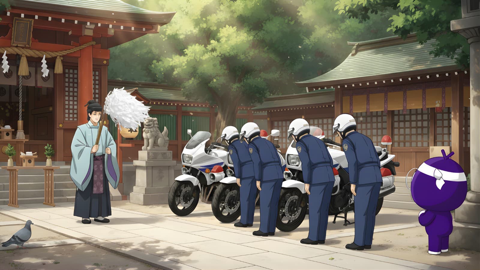 「トモの日記」交通安全を 祈る