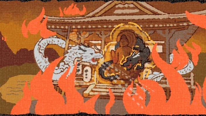 二つの池とりゅうのお話