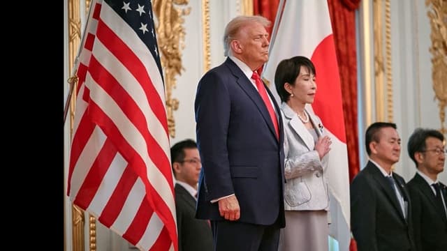 <ruby ><rb><span class="unknown" word="高市">高市</span></rb><rt>たかいち</rt></ruby><ruby ><rb><span class="jlpt-n3" word="首相">首相</span></rb><rt>しゅしょう</rt></ruby><span class="" word="と">と</span><span class="jlpt-n3" word="トランプ">トランプ</span><ruby ><rb><span class="jlpt-n3" word="大統領">大統領</span></rb><rt>だいとうりょう</rt></ruby><span class="" word="が">が</span><span class="" word="は">は</span><span class="" word="じ">じ</span><span class="" word="め">め</span><span class="" word="て">て</span><ruby ><rb><span class="" word="会">会</span></rb><rt>あ</rt></ruby><span class="" word="う">う</span>