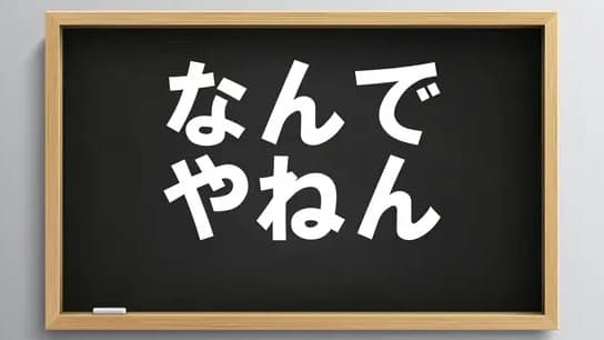 大阪のことば「なんでやねん」