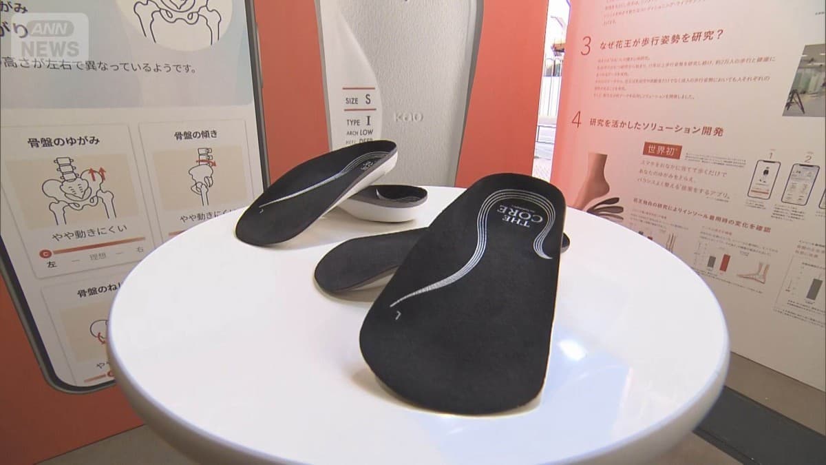 8歩で体のゆがみがわかる新しいサービス