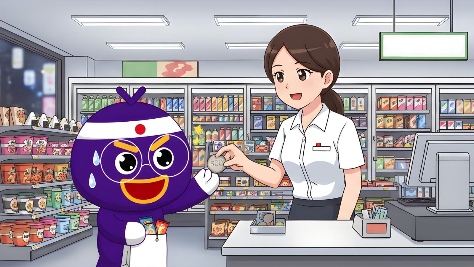 「トモの日記」ゆうべのコイン