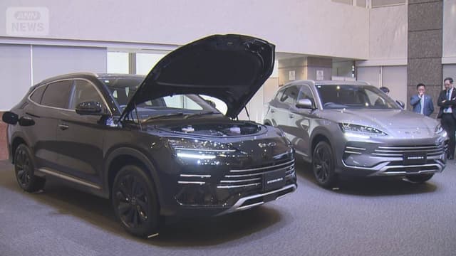 <ruby ><rb><span class="unknown" word="中国">中国</span></rb><rt>ちゅうごく</rt></ruby><span class="" word="の">の</span><span class="" word="B">B</span><span class="" word="Y">Y</span><span class="" word="D">D</span><span class="" word="、">、</span><ruby ><rb><span class="jlpt-n3" word="日本">日本</span></rb><rt>にほん</rt></ruby><span class="" word="で">で</span><ruby ><rb><span class="" word="初">初</span></rb><rt>はじ</rt></ruby><span class="" word="め">め</span><span class="" word="て">て</span><span class="" word="P">P</span><span class="" word="H">H</span><span class="" word="V">V</span><span class="" word="を">を</span><ruby ><rb><span class="jlpt-n2" word="発売">発売</span></rb><rt>はつばい</rt></ruby>