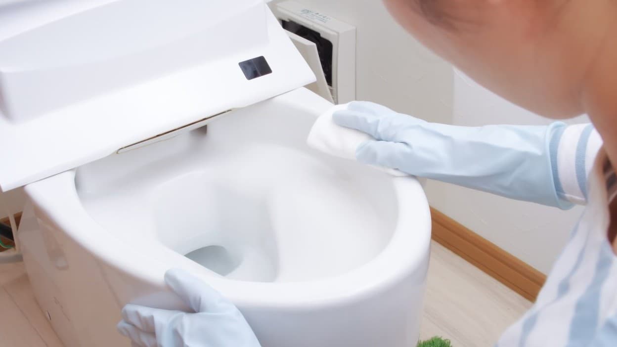 温水洗浄便座をきれいに使うために気をつけたい3つの掃除アイテム