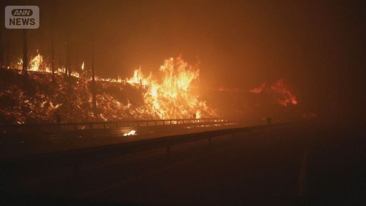 チリで大きな山火事　18人が亡くなる　2万人が避難