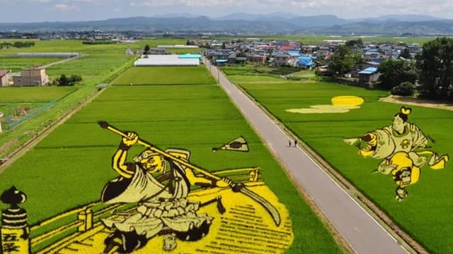 <ruby ><rb><span class="" word="田">田</span></rb><rt>た</rt></ruby><span class="" word="ん">ん</span><span class="" word="ぼ">ぼ</span><span class="" word="ア">ア</span><span class="" word="ー">ー</span><span class="" word="ト">ト</span><span class="" word="：">：</span><ruby ><rb><span class="" word="田">田</span></rb><rt>た</rt></ruby><span class="" word="ん">ん</span><span class="" word="ぼ">ぼ</span><span class="" word="に">に</span><span class="jlpt-n5" word="できる">できる</span><ruby ><rb><span class="" word="大">大</span></rb><rt>おお</rt></ruby><span class="" word="き">き</span><span class="" word="な">な</span><ruby ><rb><span class="jlpt-n5" word="絵">絵</span></rb><rt>え</rt></ruby>