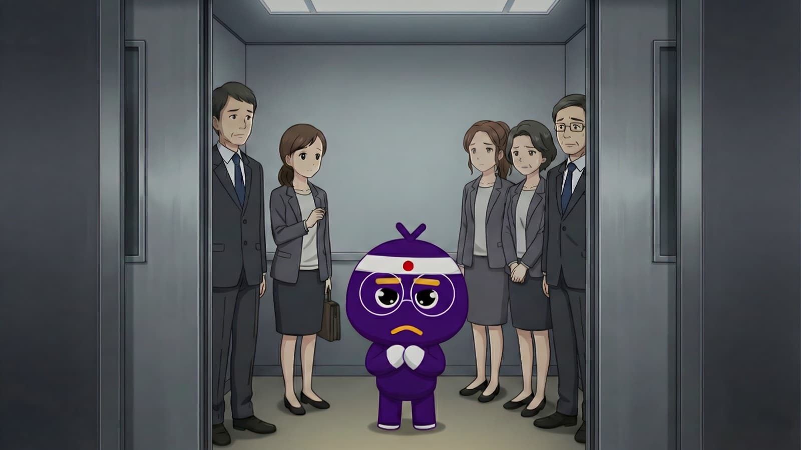 「トモの日記」エレベーターの中で