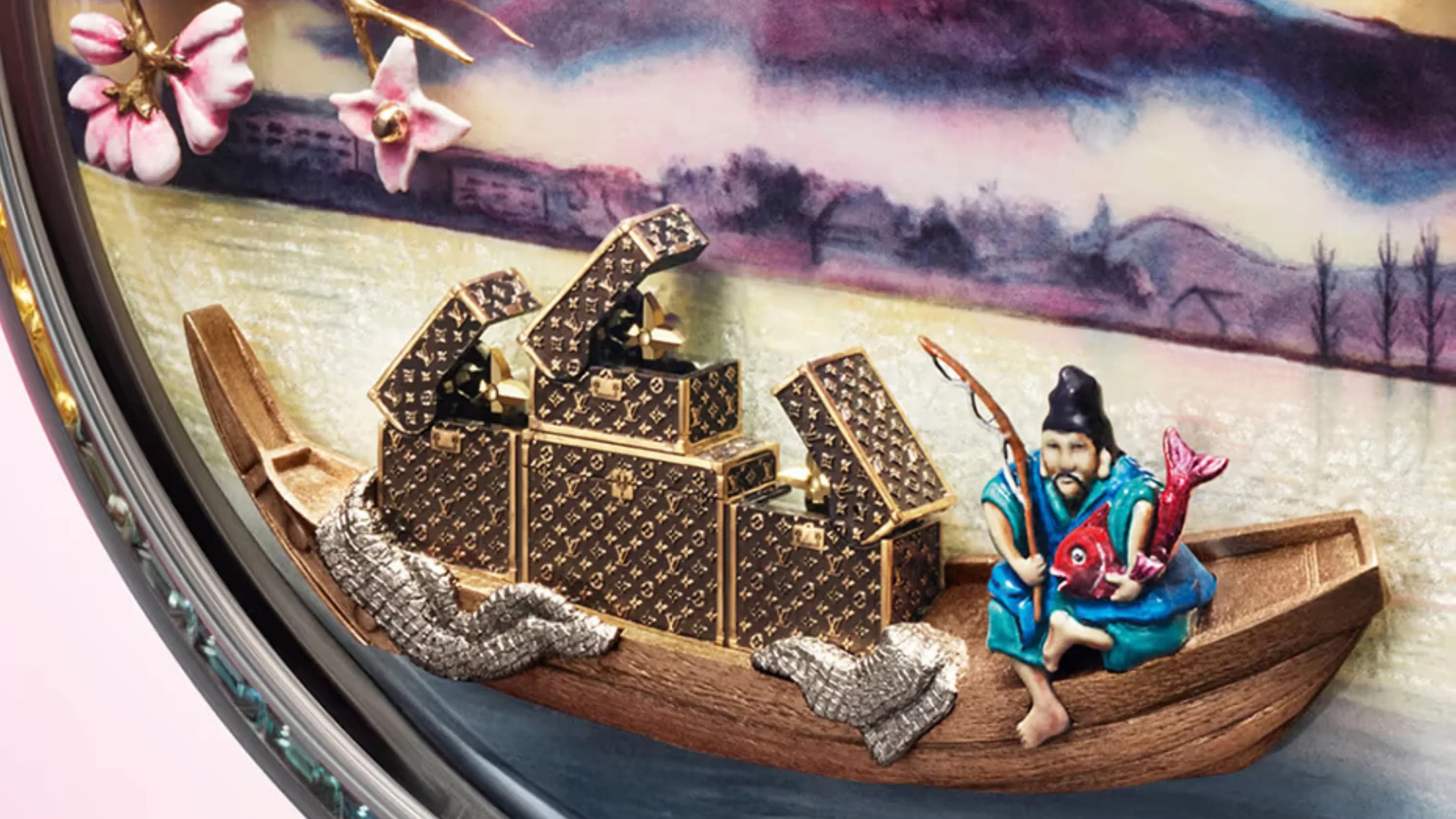 ルイ・ヴィトンの特別な懐中時計「Escale au Mont Fuji」