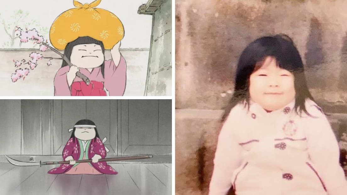 『かぐや姫の物語』のキャラクターにそっくりな子どもの写真がSNSで話題