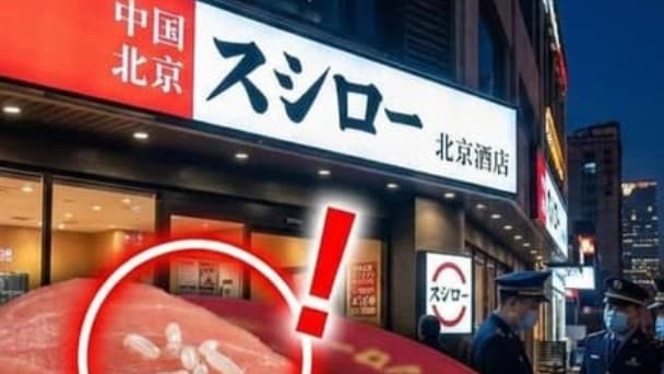 北京のスシローでマグロに寄生虫の疑い