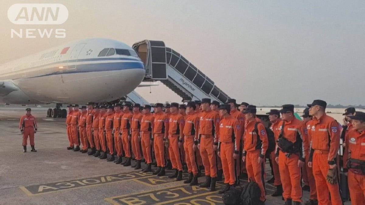 ミャンマー大地震　死者1600人超　各国から支援　救助活動続く