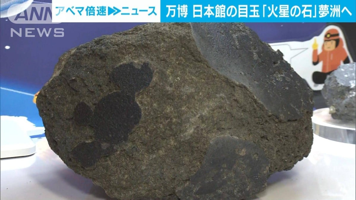 万博 日本館の目玉「火星の石」　大阪・夢洲へ