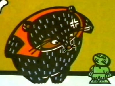 宝満山のタヌキと田んぼの田の坊