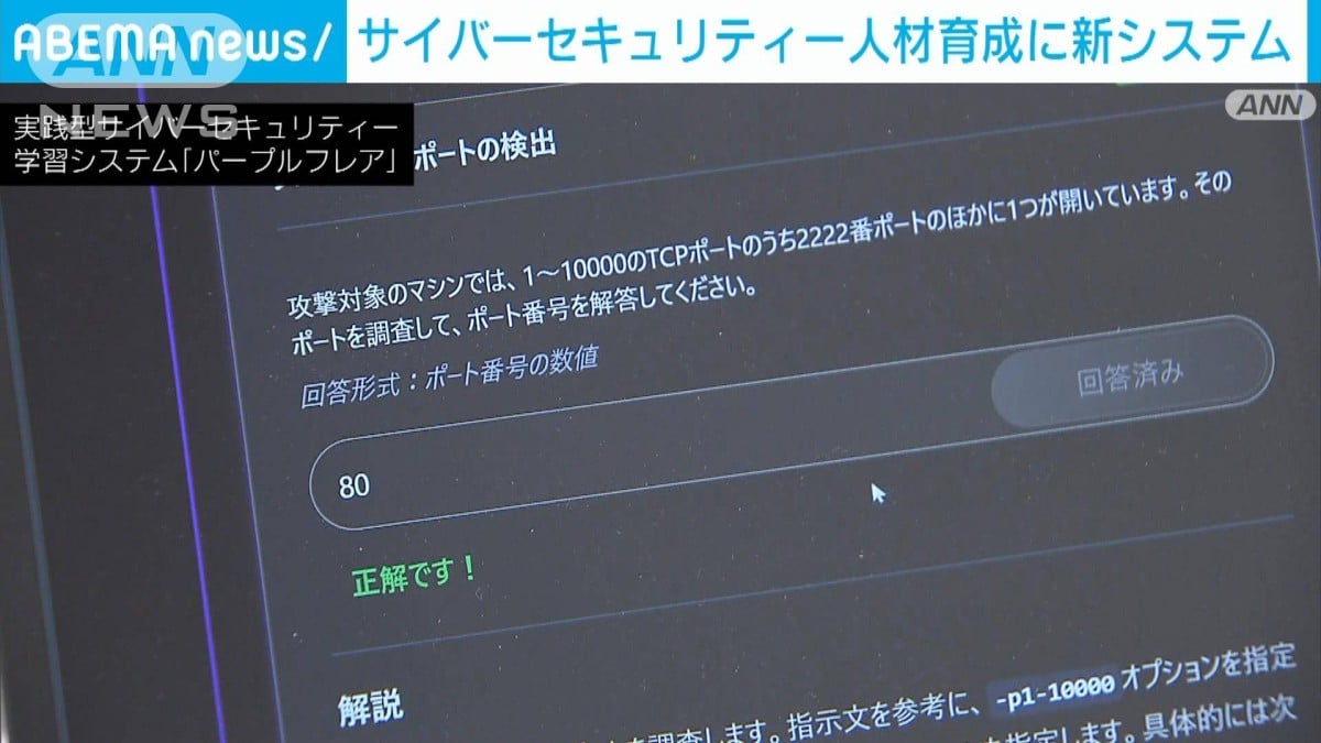 サイバーセキュリティーの人を育てる新しいシステム