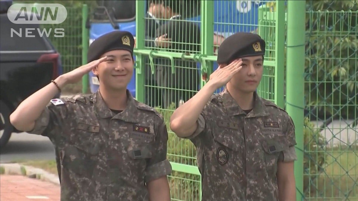 BTSの2人が兵役をおえました