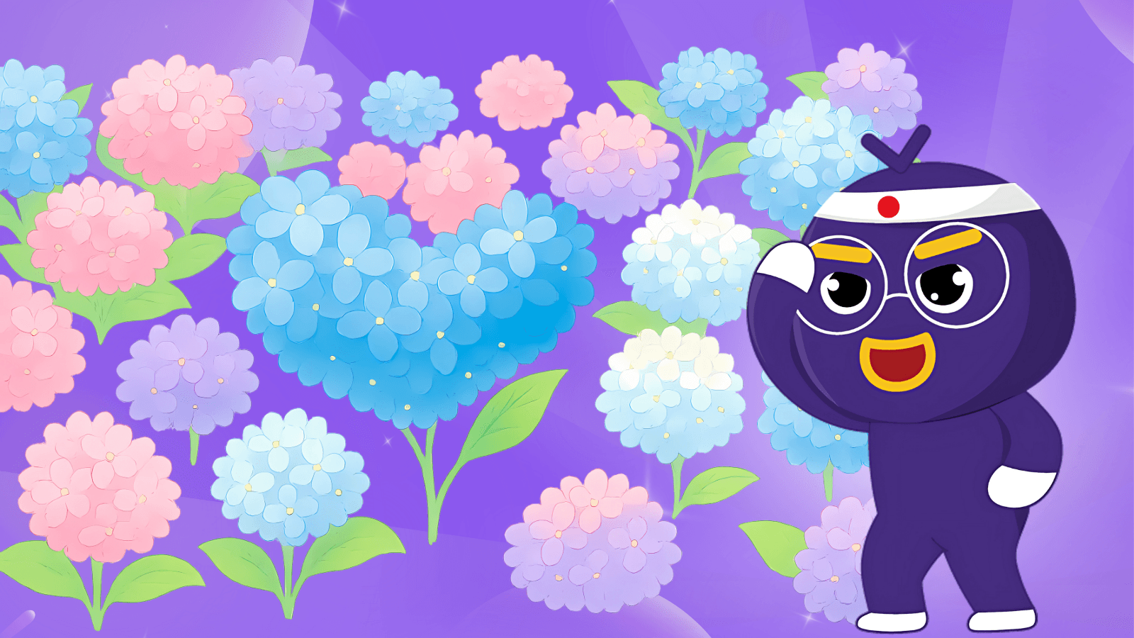 「トモの日記」ハート形 の アジサイ