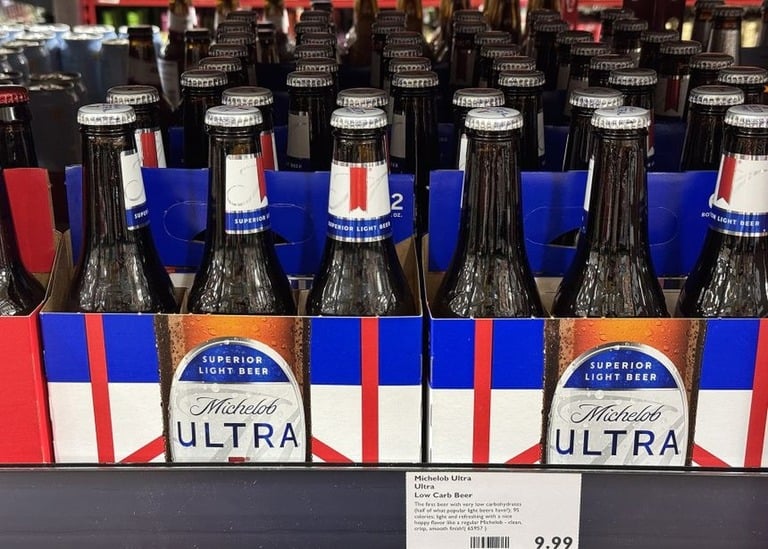 アメリカでミケロブ・ウルトラが一番売れたビールになる