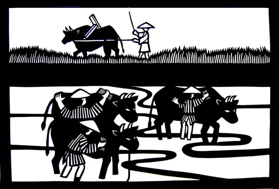 村の行事とわがままな男の子